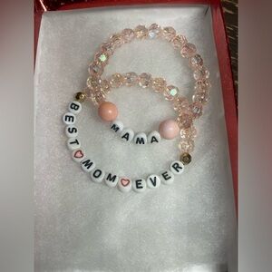 Bracelet for Women’s,Best Mom Ever Beaded Bracelet Set, Bracelet gift for mom.